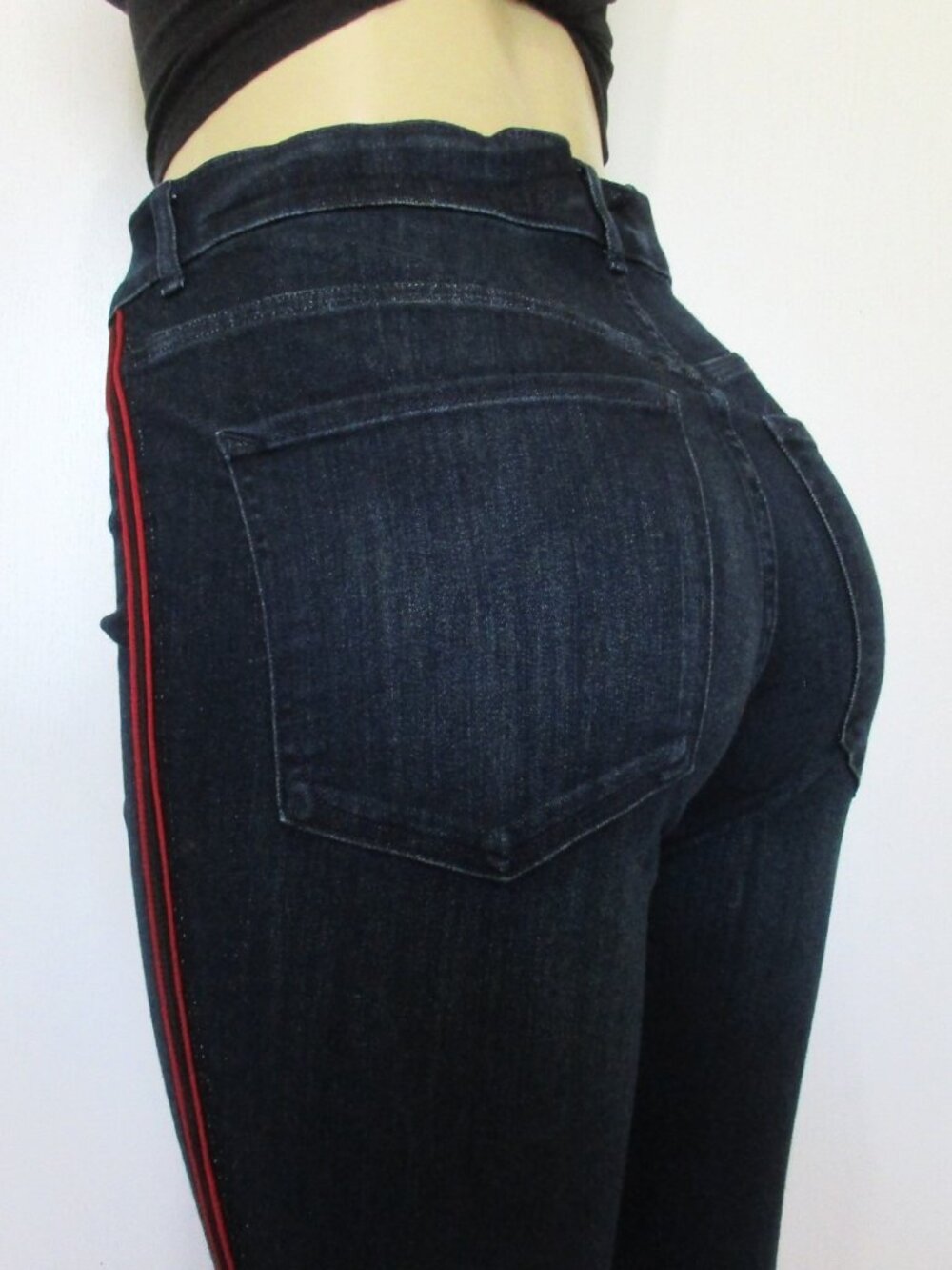 New EXPRESS Jeans Size 12 High Rise Cropped Legging Denim